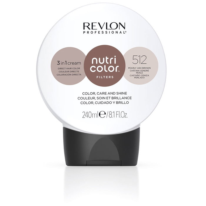Revlon Professional Nutri Color Filters 512 Castaño Ceniza Perlado 240ml