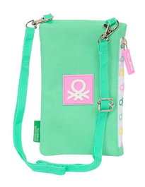 Benetton Porte-monnaie avec porte téléphone taille 10x19cm couleur menthe