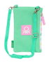Benetton Porte-monnaie avec porte téléphone taille 10x19cm couleur menthe