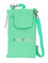 Benetton Porte-monnaie avec porte téléphone taille 10x19cm couleur menthe