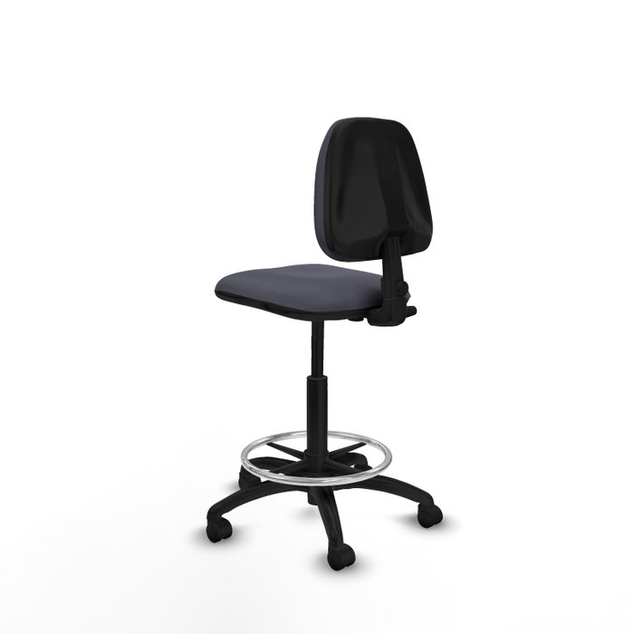 PIQUERAS Y CRESPO Tabouret Isso Contact Gris foncé