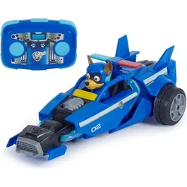 Paw Patrol - VÉHICULE RC CHASE La Pat'Patrouille - Voiture radiocommandée officielle avec technologie 2.4 GHz
