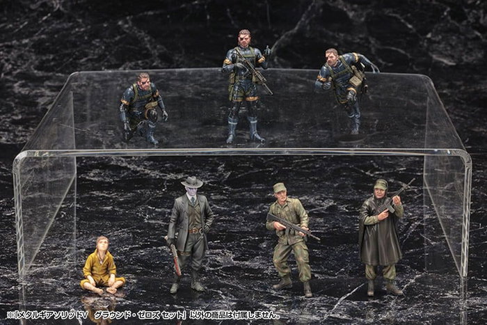 Kotobukiya Metal Gear Solid V figurines Plastic Model Kit 1/35 Metal Gear Solid Ground Zero Set 5 cm