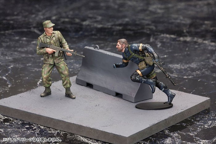 Kotobukiya Metal Gear Solid V figurines Plastic Model Kit 1/35 Metal Gear Solid Ground Zero Set 5 cm