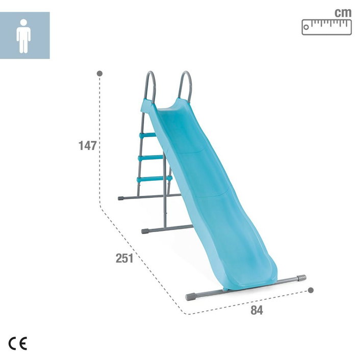 Toboggan de piscine Intex 84 x 147 x 251 cm Toboggan de piscine Intex 84 x 147 x 251 cm