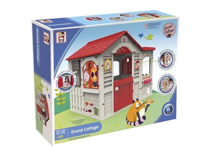 Maison de jeux pour enfants Chicos Grand Cottage XL 122 x 103 x 104 cm