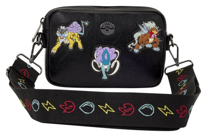 Loungefly Pokémon Sling Legendary Beasts sac à bandoulière Loungefly Pokémon Sling Legendary Beasts sac à bandoulière