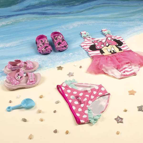 Cerdá Maillot de bain Minnie avec tulle, rose, 4 ans