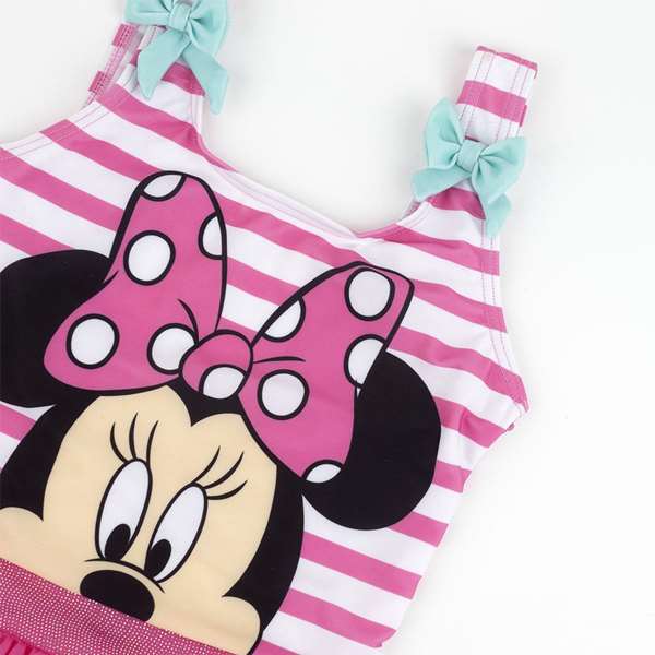 Cerdá Maillot de bain Minnie avec tulle, rose, 4 ans