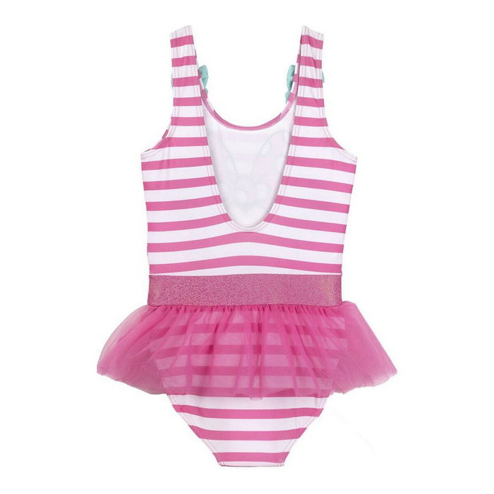 Cerdá Maillot de bain Minnie avec tulle, rose, 4 ans