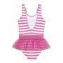 Cerdá Maillot de bain Minnie avec tulle, rose, 4 ans