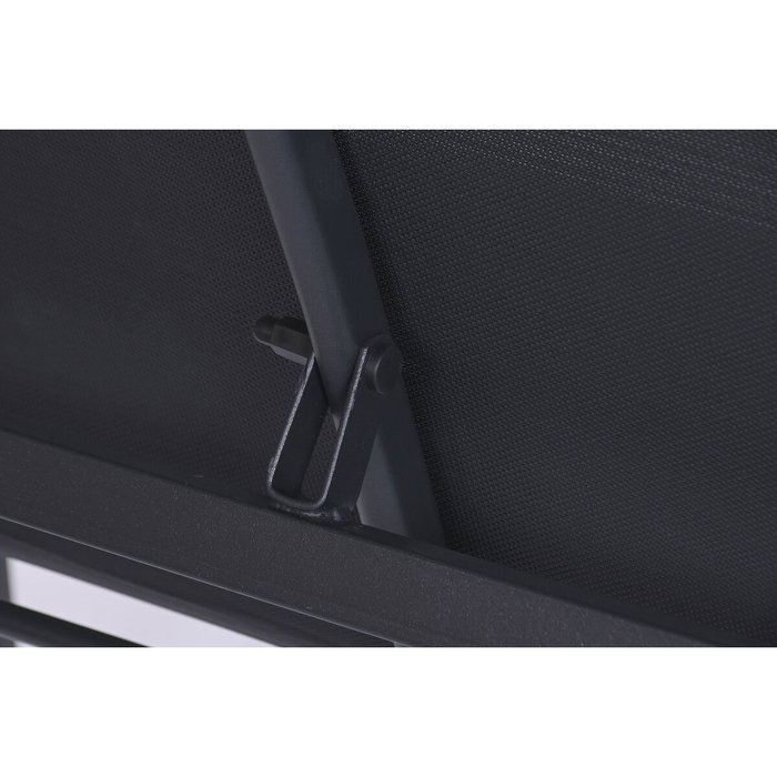 Canapé de jardin Home ESPRIT Noir Gris foncé 119 X 70 X 64 CM