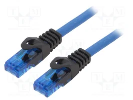 LOGILINK Cordon de raccordement Cat 6a U/UTP bleu 20m RJ45