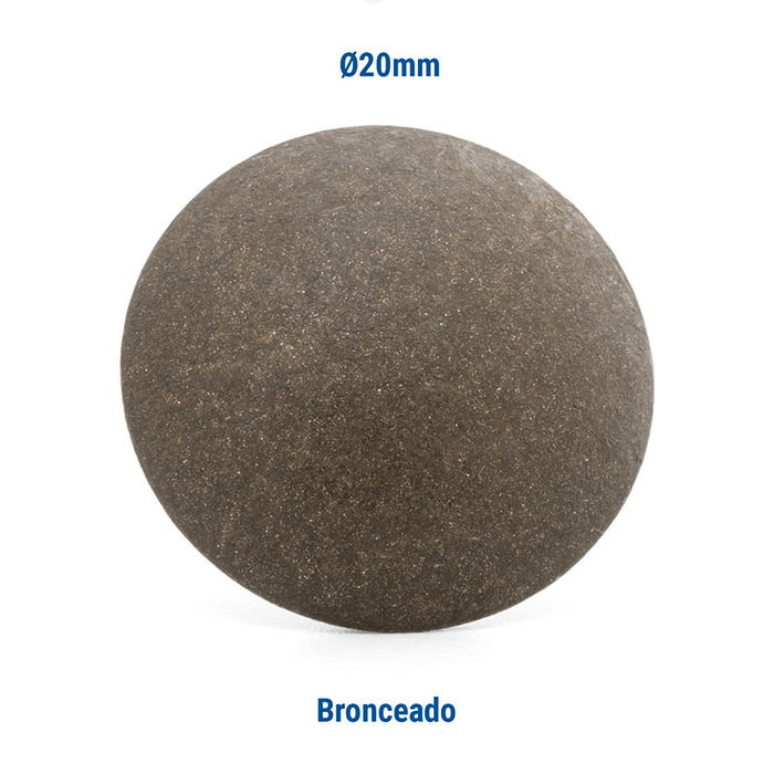 HEICO Tachuela Lisa Hierro Ø20 Acabado Bronce (Set de 100)