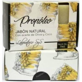 LABNATUR BIO Pack de 6 savons naturels premium miel et propolis 100g