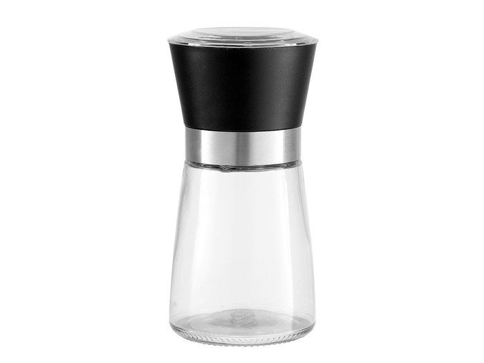 VIVALTO Lot de 24 épiciers en verre 150ml - Noir + Transparent VIVALTO Lot de 24 épiciers en verre 150ml - Noir + Transparent