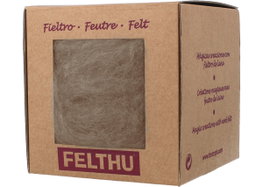 Felthu Feutre de laine marron clair 100g modèle 1