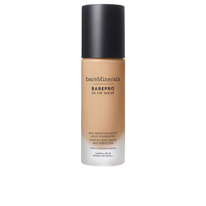 Bare Minerals Fond de teint liquide BAREPRO 24HR WEAR SPF20, Medium 35 Neutre, Finition Mate, 30 ml Bare Minerals Fond de teint liquide BAREPRO 24HR WEAR SPF20, Medium 35 Neutre, Finition Mate, 30 ml