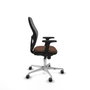 Piqueras y Crespo Chaise de Bureau 2D086G0 Gris Brun foncé