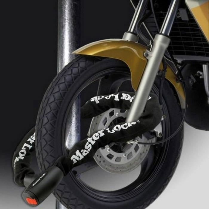 Master Lock Chaîne Antivol Moto 2 m