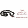 Master Lock Chaîne Antivol Moto 2 m