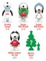 Super7 Peanuts figurines mini Snoopy Holiday Blind Box 10 cm (12)