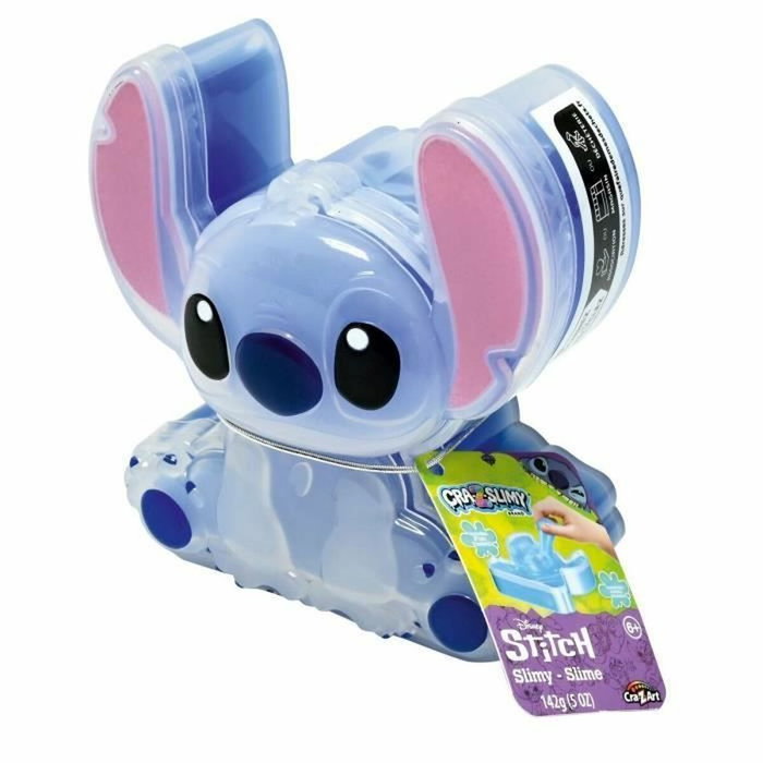 Lexibook Slime Stitch bleu clair avec confettis et étui 3D
