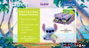 Lexibook Slime Stitch bleu clair avec confettis et étui 3D