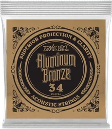 ERNIE BALL Corde acoustique aluminium bronze .034