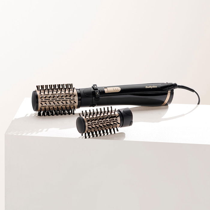 Babyliss Brosse Rotative Big Hair Dual 1000 AS962E 1000W avec Deux Brosses Interchangeables, Contrôle Ionique, Lissage et Volume Babyliss Brosse Rotative Big Hair Dual 1000 AS962E 1000W avec Deux Brosses Interchangeables, Contrôle Ionique, Lissage et Volume