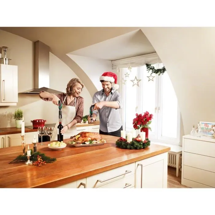 Bosch Adaptateur Tire-Bouchon pour Perceuse-Visseuse sans Fil IXO - Dénomination officielle: Vino - Compatible avec IXO, Débouchage par Gâchette, Acier Inoxydable Brossé