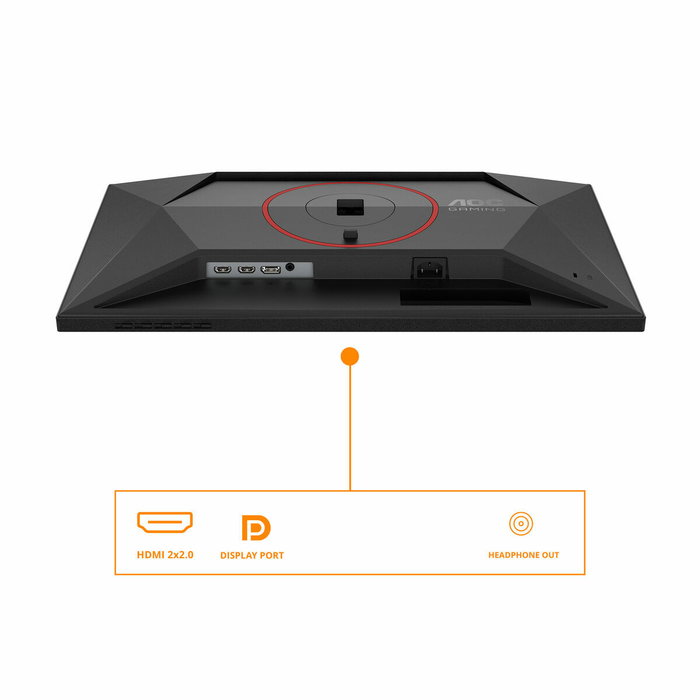 AOC 24G4HA Moniteur Gaming 24 Pouces avec 165Hz, 1ms, HDMI et DisplayPort - Écran Gamer Full HD