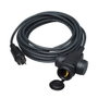 Câble de Rallonge Kopp H07RN-F Noir 10 m Triple Bipolaire