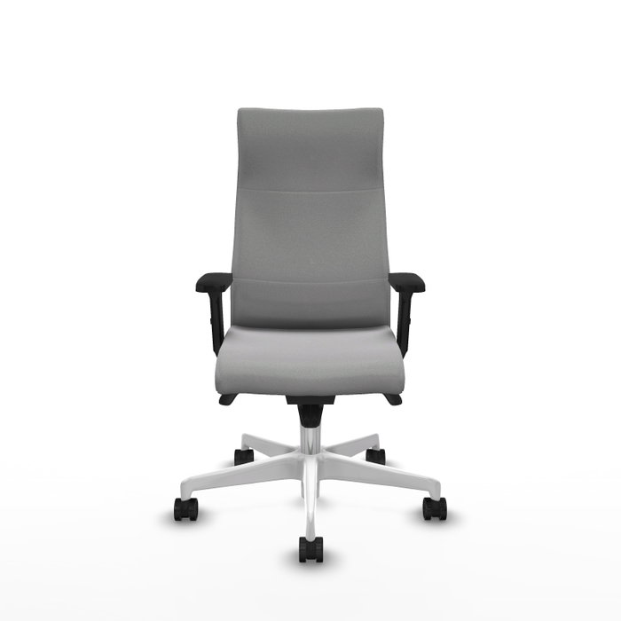 Piqueras Y Crespo Fauteuil Albacete, Gris clair, Mécanisme Synchrone, Base Blanche Piqueras Y Crespo Fauteuil Albacete, Gris clair, Mécanisme Synchrone, Base Blanche