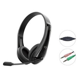 Conceptronic Polona06B3T Casque Jack 3.5 mm 1.8 m Noir