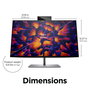 HP Écran de Conférence Z24m G3 60.5 cm (23.8") QHD IPS Webcam Intégrée Haut-Parleurs Micro HP Presence HDR400 USB-C 100W