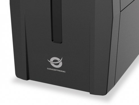 Conceptronic Zeus01E UPS 650 VA 360 W Ligne Interactive - Noir