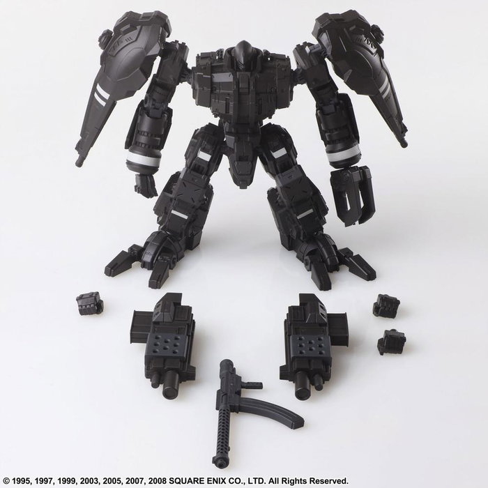 Square Enix Model Kit Type 11/Raven Front Mission - Wanzer lourd 1/35 - Ametralladora, griffes et calcomanies - Maquette à peindre