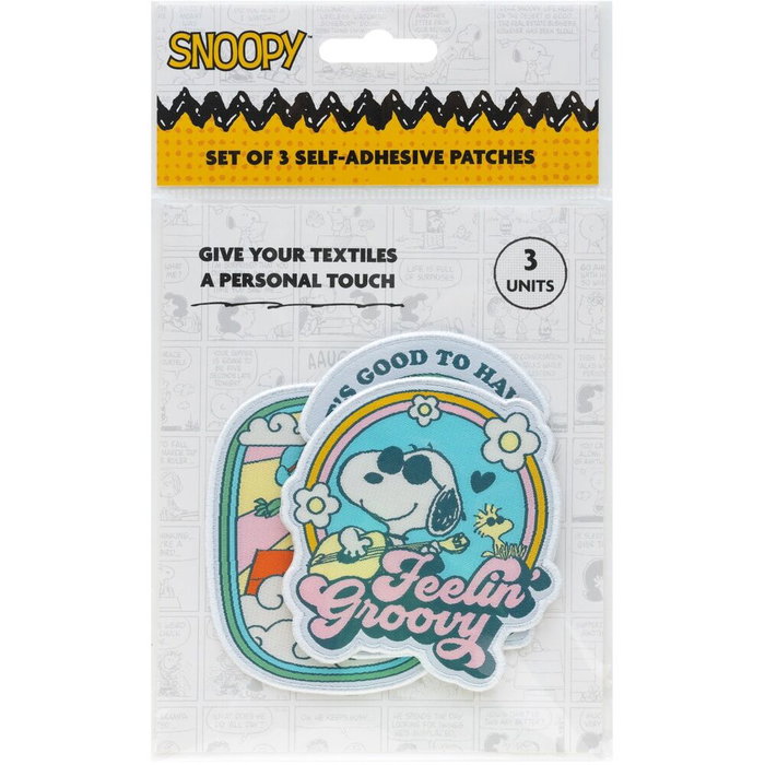 ERIK Set de 3 patchs Snoopy
