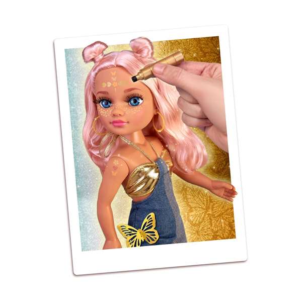 Famosa Nancy - Poupée Gold Makeup 42 cm - Produit en espagnol Famosa Nancy - Poupée Gold Makeup 42 cm - Produit en espagnol