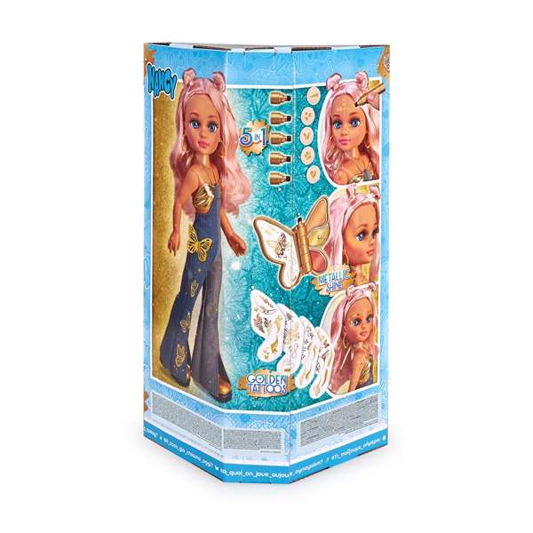 Famosa Nancy - Poupée Gold Makeup 42 cm - Produit en espagnol Famosa Nancy - Poupée Gold Makeup 42 cm - Produit en espagnol