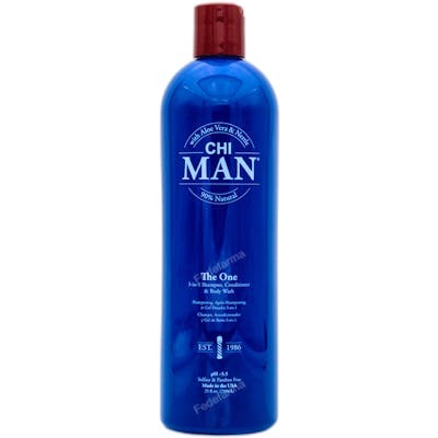CHI The One Man 3-en-1 Shampooing, Après-shampooing et Gel Douche 739 ml CHI The One Man 3-en-1 Shampooing, Après-shampooing et Gel Douche 739 ml