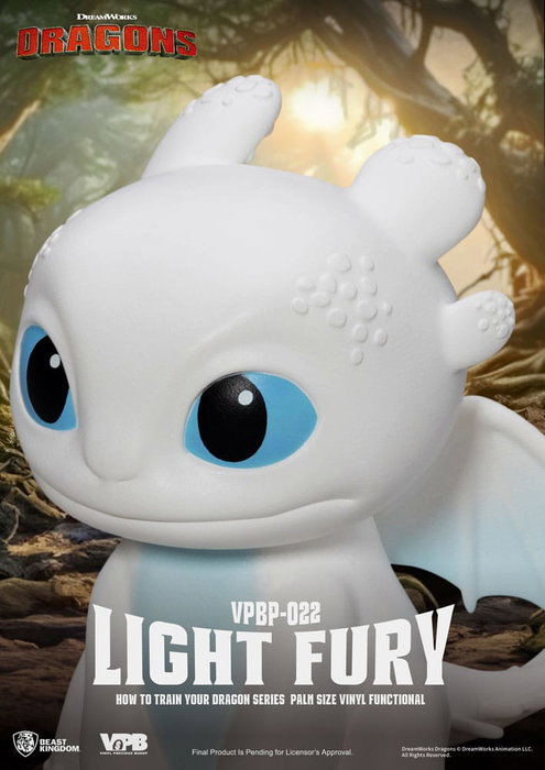 Dragons Piggy Bank tirelire Light Fury 12 cm