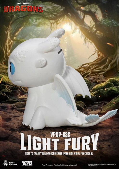 Dragons Piggy Bank tirelire Light Fury 12 cm