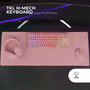 Pack Gaming Mars Gaming MCPRGB3PES Multicouleur Rose Espagnol Qwerty (4 Unités)