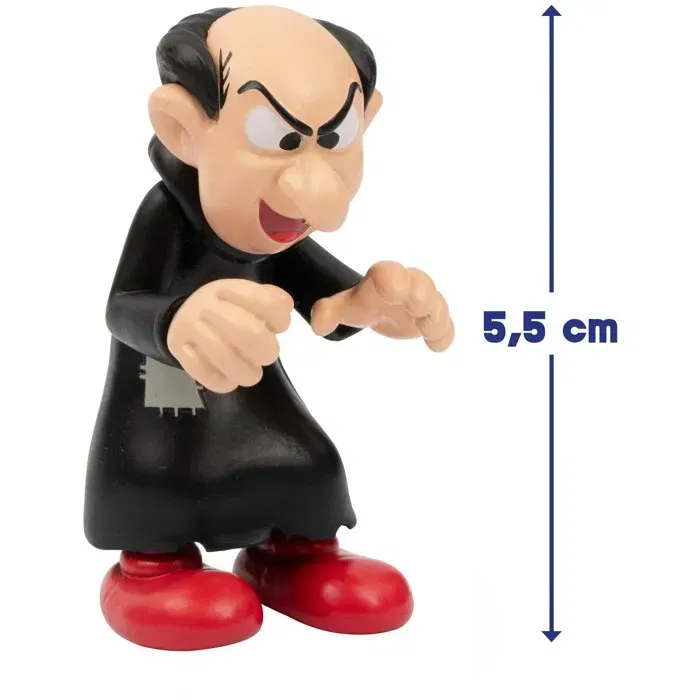 Les Schtroumpfs - Coffret de 6 figurines avec 2 inédites (Bubble, Firefly, Fermier, Grand Schtroumpf, Gargamel, Azrael) - Figurines 5.5 cm - Dès 3 ans