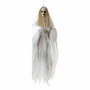 BigBuy Home Fantôme Suspendu avec Tunique Blanche, Cheveux Blonds, Lumière et Son (100 cm)