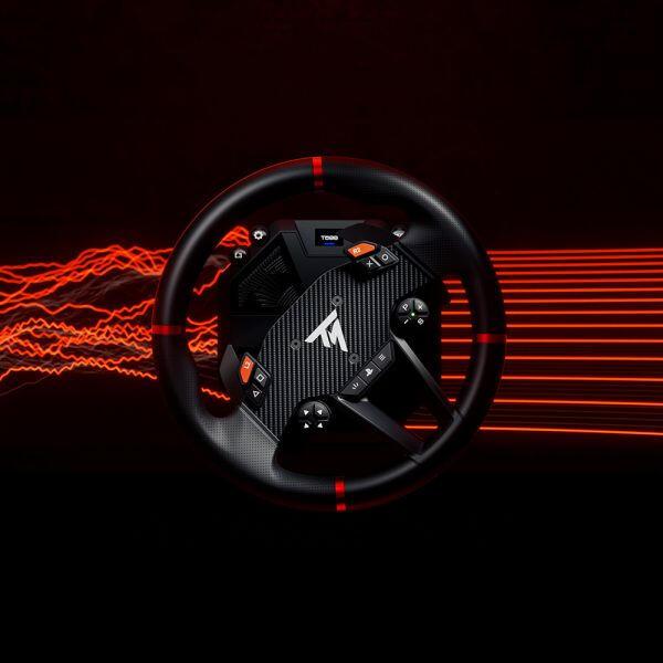 Thrustmaster T598P Volant de course avec moteur Direct Axial Drive et pédalier - Noir, rouge Thrustmaster T598P Volant de course avec moteur Direct Axial Drive et pédalier - Noir, rouge