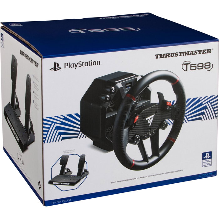 Thrustmaster T598 P Volant de course avec base et pédalier