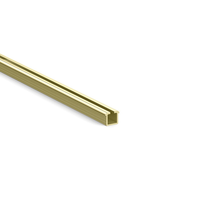 HERRAJES ALK Profil Aluminium Supérieur/Inférieur DRIVE 3m - Or Satiné, Argent Mat, Noir Mat HERRAJES ALK Profil Aluminium Supérieur/Inférieur DRIVE 3m - Or Satiné, Argent Mat, Noir Mat